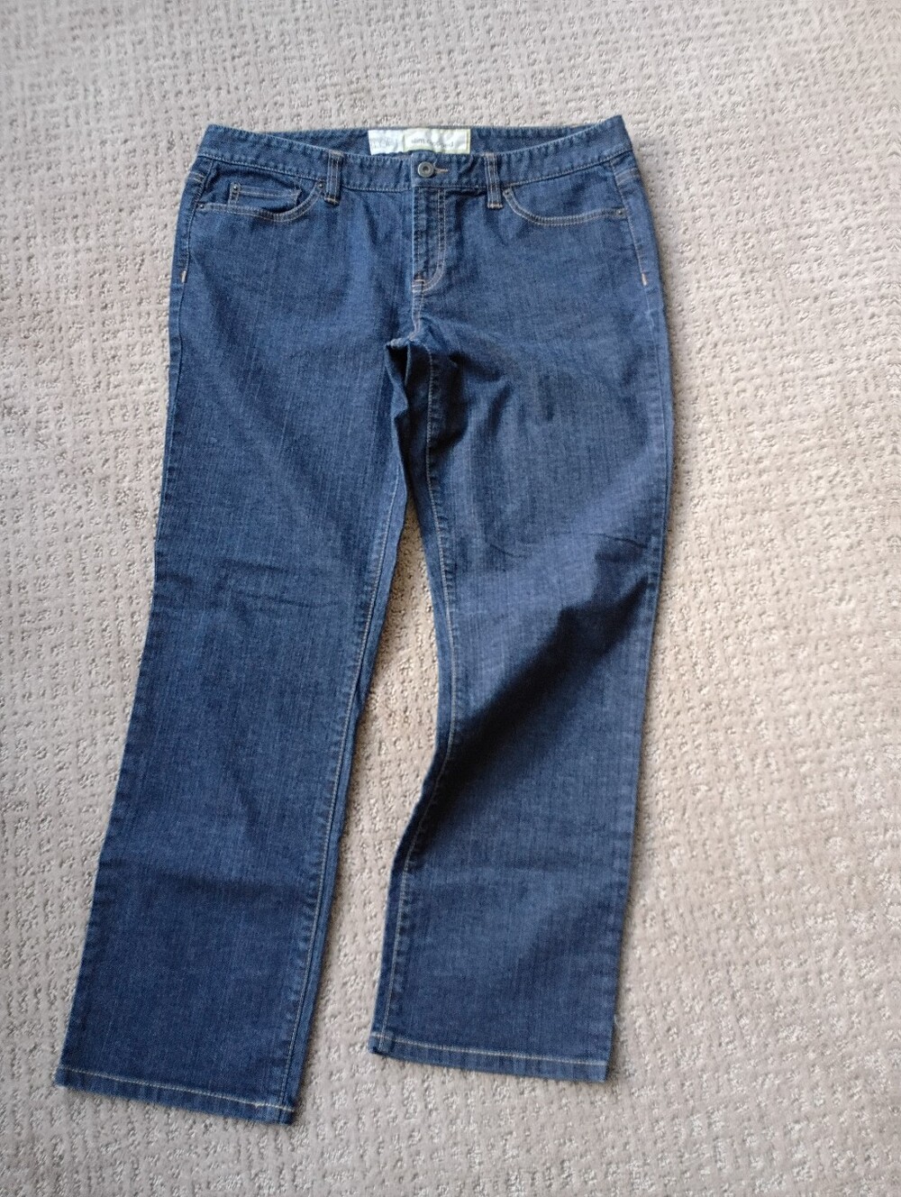 Ann Taylor LOFT Women's Straight Leg Slim Cropped Jeans - Size 12